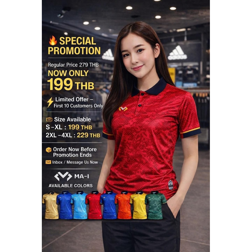 MA-I POLO EVERYDAY Model : MA-2501 (PACER)  สัมผัสความสบาย…ที่คุณใส่ได้ทุกวัน