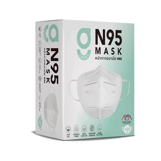 หน้ากากอนามัย N95 จีลัคกี้ แมสทรง 3 มิติ หนา 4 ชั้น G LUCKY N95 Mask 4-Layer