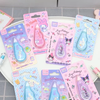 Sanrio - เทปลบคำผิด ความยาว3.5mx5mm มีให้เลือก 4 ลาย แห้งเร็วเขียนทับได้ทันที - สินค้าลิขสิทธิ์แท้