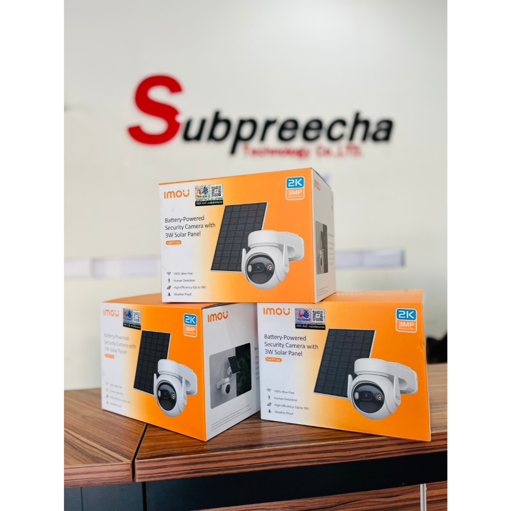 IMOU รุ่น IPC‑K9ECP‑3T0WE Cell PT ความคมชัด 3MP กล้องวงจรปิดไร้สาย WIFI แบตเตอรี่ สินค้าประกันศูนย์ไ