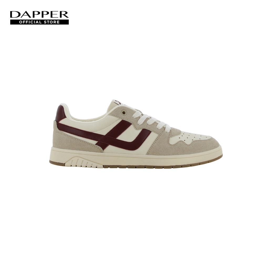 DAPPER รองเท้าผ้าใบ Retro Vegan Sneakers สีแดง (HPK/RE/746SK)