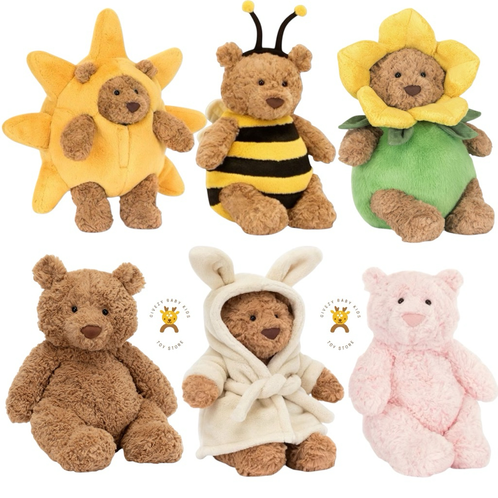 🧸Jellycat Bartholomew Bear & Leola Bear ตุ๊กตาหมีเจลลี่แคท