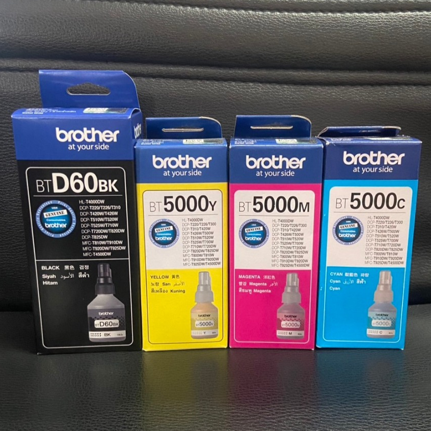 หมึกเติม Brother BTD60 Bk BT5000 C M Y 5000 ของแท้100%