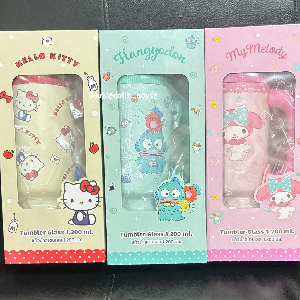 แก้วน้ำสแตนเลสซานริโอ้ 1,200 มล.