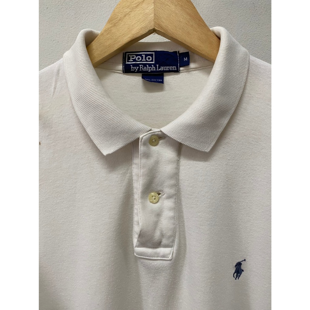 Vtg.Polo by Ralph Lauren ผ้า คอตตอน 100% mde in usa.มือสอง ไหล่19.6" หน้าอก 22.5" เสื้อยาว 29" ตำหนิ