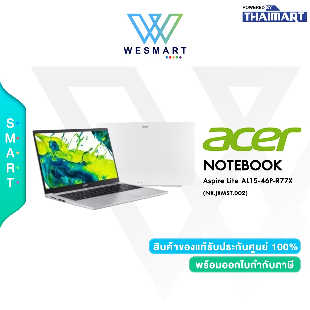 Acer Aspire Lite AL15-46P-R77X (NX.JXMST.002) : AMD Ryzen 3 5400U/Win11 + Office H&S 2024+M365 Basic