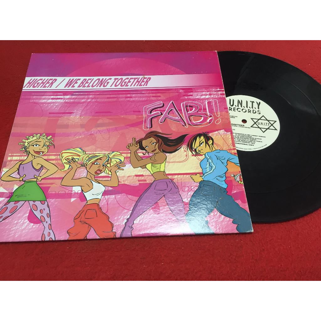 Higher  We Belong Together -  Vengaboys  ขนาด 12 นิ้ว LP ร้าน PinHaiMusic B114