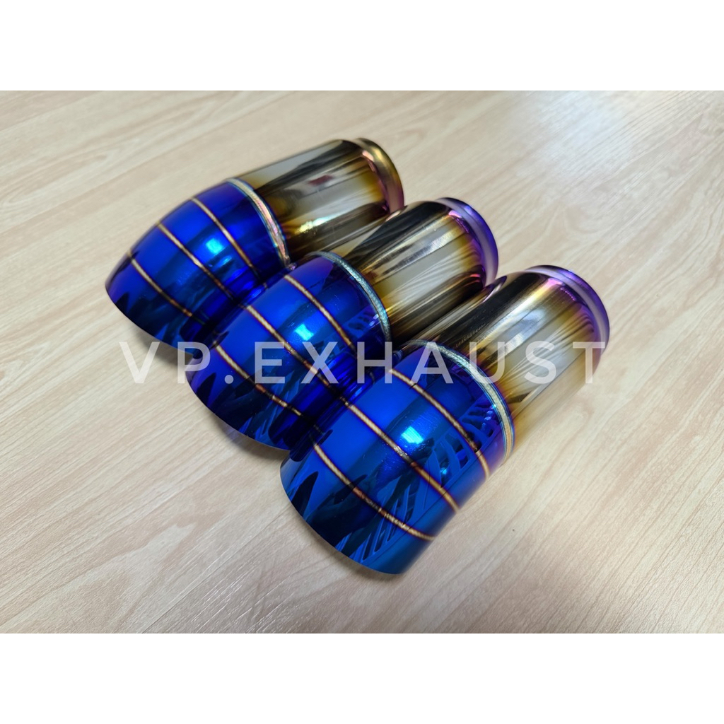 ปลายท่อกระบะ ไดร์สี(สั้น7นิ้ว) ปลายรถตู้ ปลายกระบะซิ่ง สแตนเลส ปลายไทเท ปลายท่อรถยนต์ ปลายท่อกระบะไดร์ไทเท