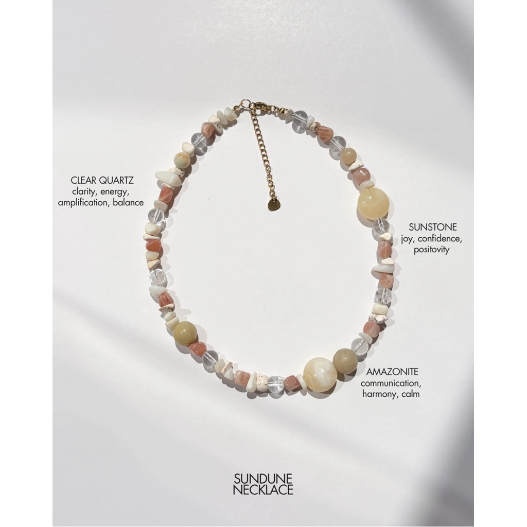 SMB - สร้อยคอหินแท้รุ่น Sundune☀️🏖️