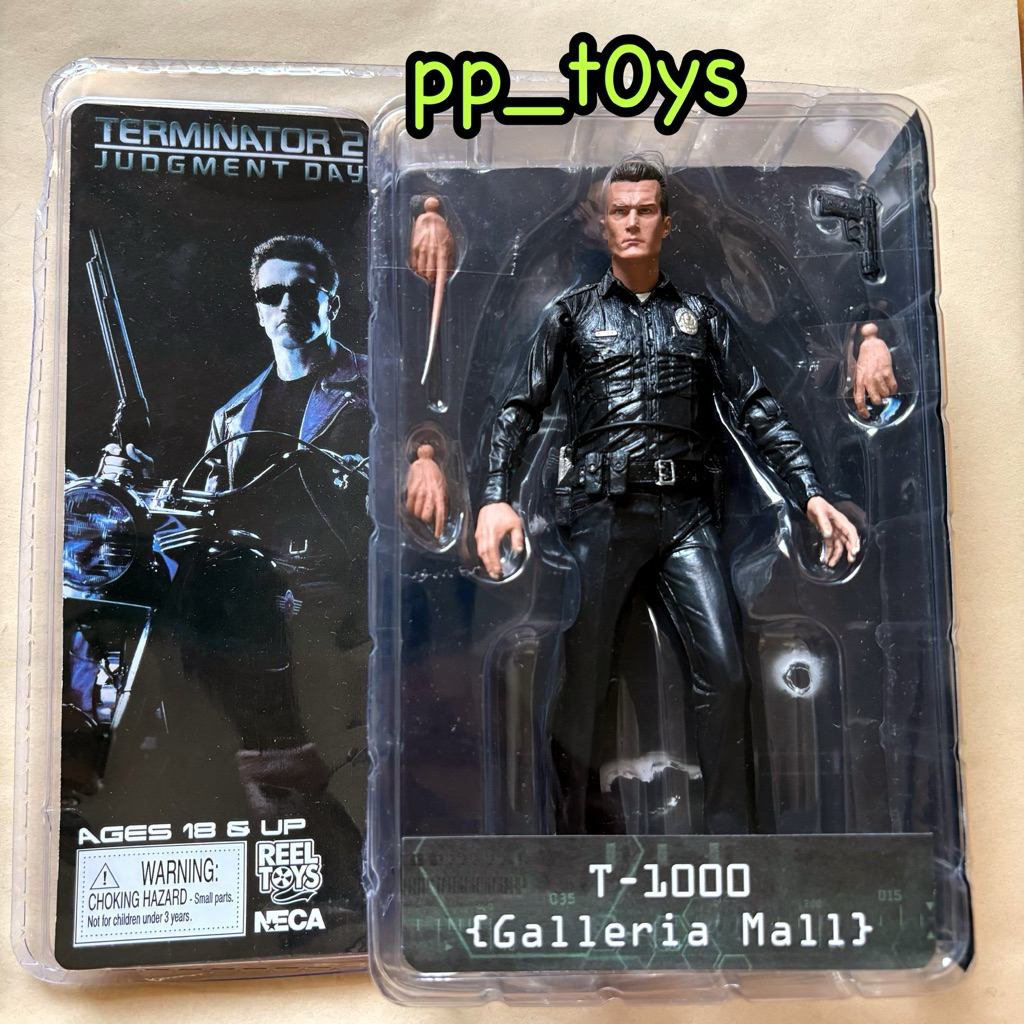 NECA Terminator 2 T-1000 Galleria Mall Judgment day 7” figure 1:10