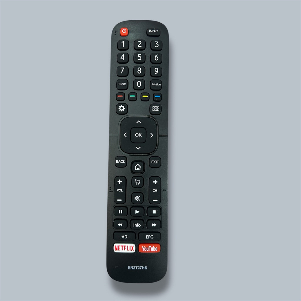 รีโมททีวี Smart TV EN2T27HS สำหรับทีวีไฮเซนส์ รองรับ Netflix และ YouTube พร้อมส่ง