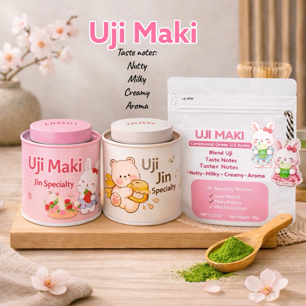 🚀พร้อมส่ง ส่งทันที🚀 UJI Maki Matcha- อูจิ มากิ มัทฉะ - JIN Specialty Matcha