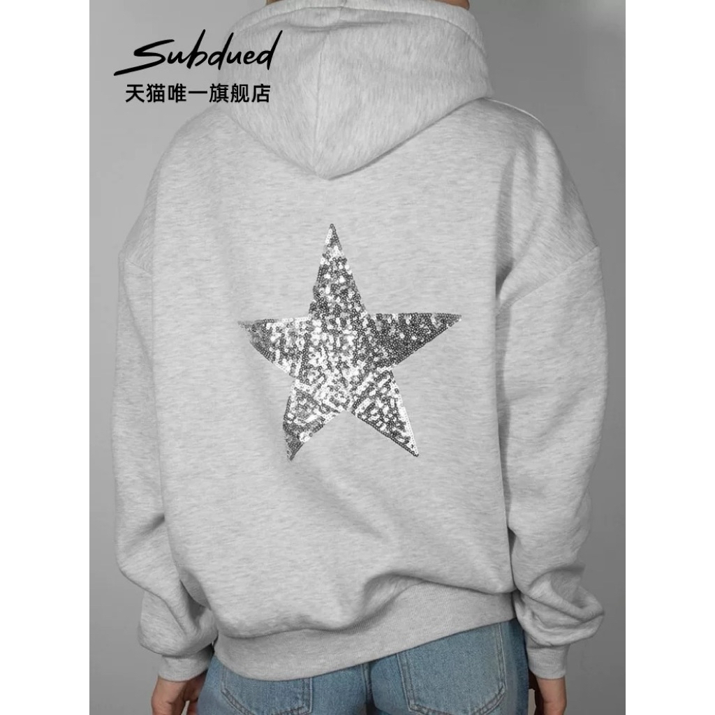 (พรีออเดอร์/แท้) Subdued Sequin Star Hoodie 🌟