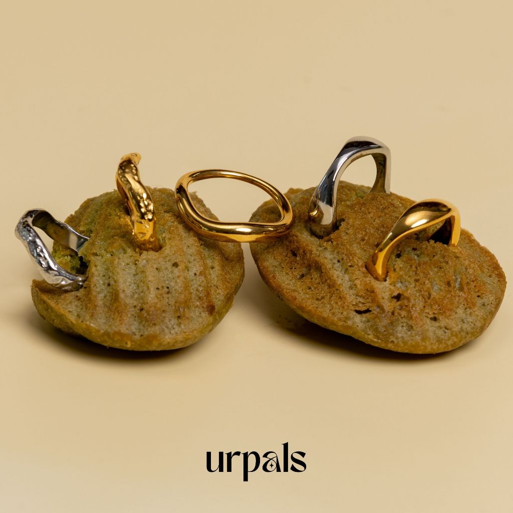 URPALS แหวน แหวนเกลี้ยง Stainless ชุบทอง18K ใส่ได้ทุกวัน แมทง่ายทุกลุค