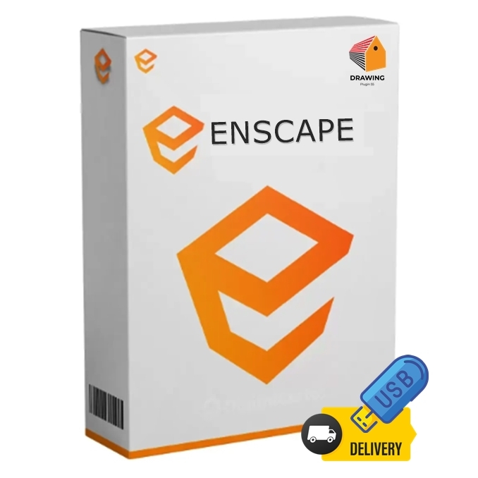 Enscape 4.7 (ใช้งานแบบออนไลน์ + login ได้) For SU 23-25 💥จัดส่งshopee express เท่านั้น