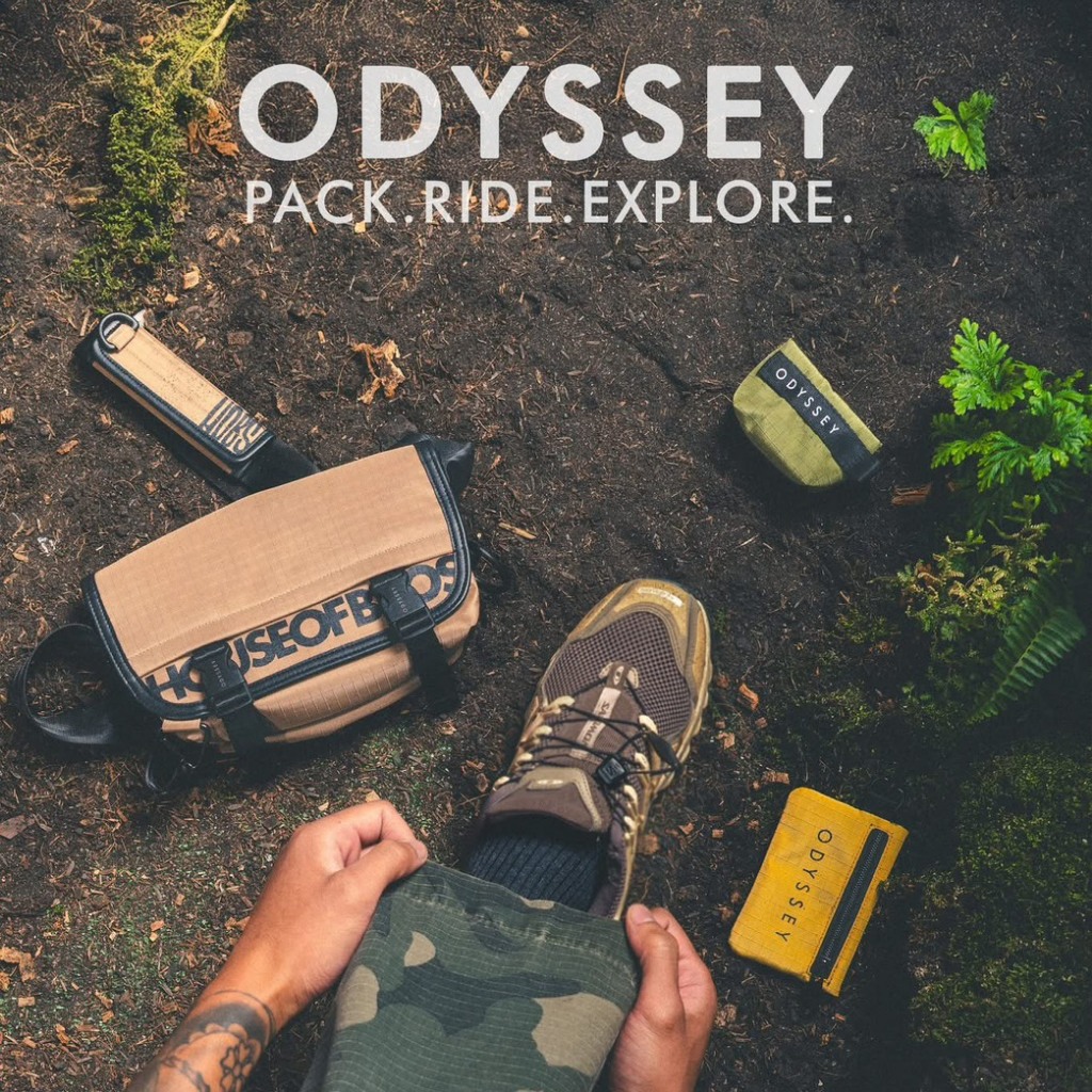 [แถมของจุกๆ] Hobs® กระเป๋าสะพายข้างฮอบส์ Odyssey Heavy-Duty Fabric Series Bike bags Earbuds Pouch รูปที่ 8