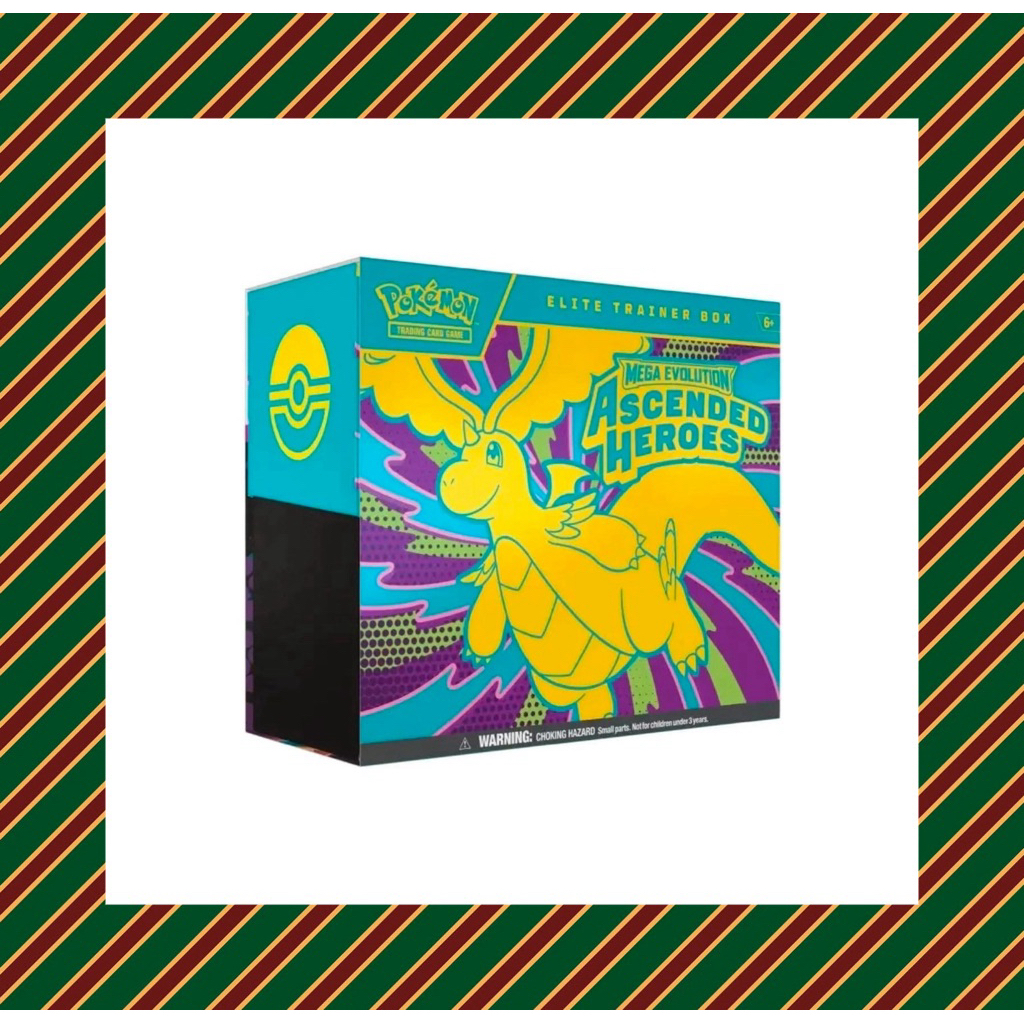 [ พร้อมส่งจากในไทย🇹🇭 งาน ETB ] Pokemon Ascended Heroes Elite Trainer Box ของแท้💯%