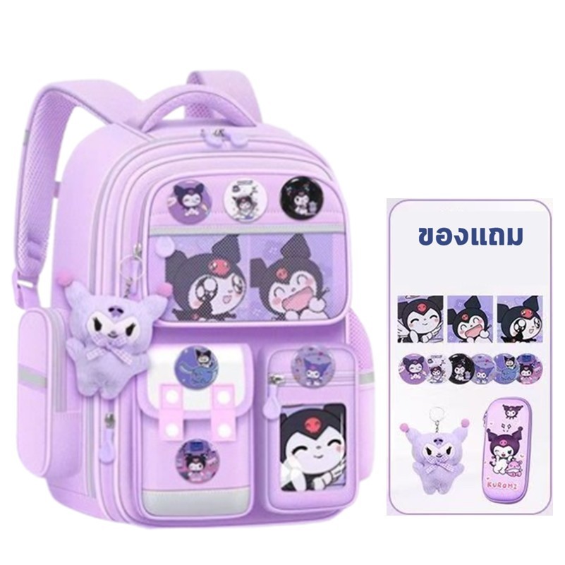 พร้อมส่งจากไทย (ทักแชทร้าขอใบเสร็จรับเงินได้) กระเป๋าเด็กนักเรียนอนุบาลและประถมศึกษา หุ่นยนต์ทรานฟอร์เมอร์มีที่ตา รูปที่ 5
