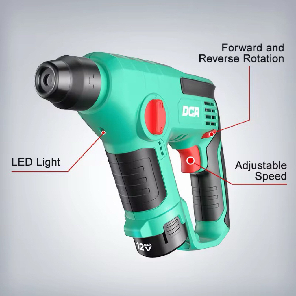 สว่าน CA ADZC13BK 12V Cordless Rotary Hammer Drill