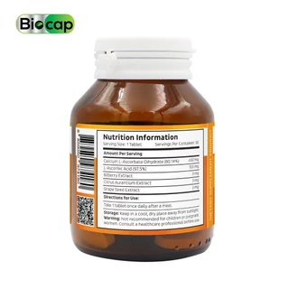 [แพ็ค 3 ขวด] บัฟเฟอร์ วิตามินซี 500 มก. ไบโอแคป Buffered Vitamin C 500 mg. Biocap วิตามินซี500 วิตามินซีพลัส