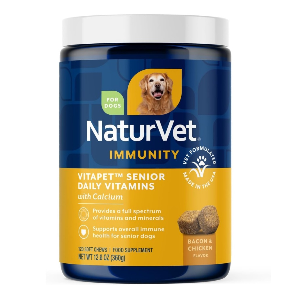 VitaPet Senior Dog Immunity อาหารเสริมบำรุงสุนัขแก่ ทุกส่วน สมอง ข้อกระดูก ข้อต่อ สายตา เสริมภูมิ