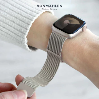 VONMAEHLEN Milanese Loop 2 สาย สำหรับ Apple Watch (40/41/42mm - 44/45/46/49mm) สายนาฬิกา