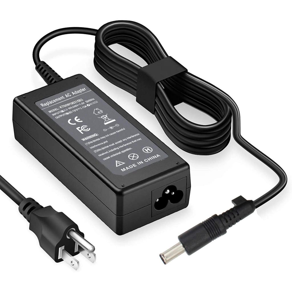 อะแดปเตอร์โน๊ตบุ๊ค Samsung 19V3.16A(60W)หัวขนาด 5.5*3.0mm พร้อมสายไฟAC Laptop Power Notebook Adapter