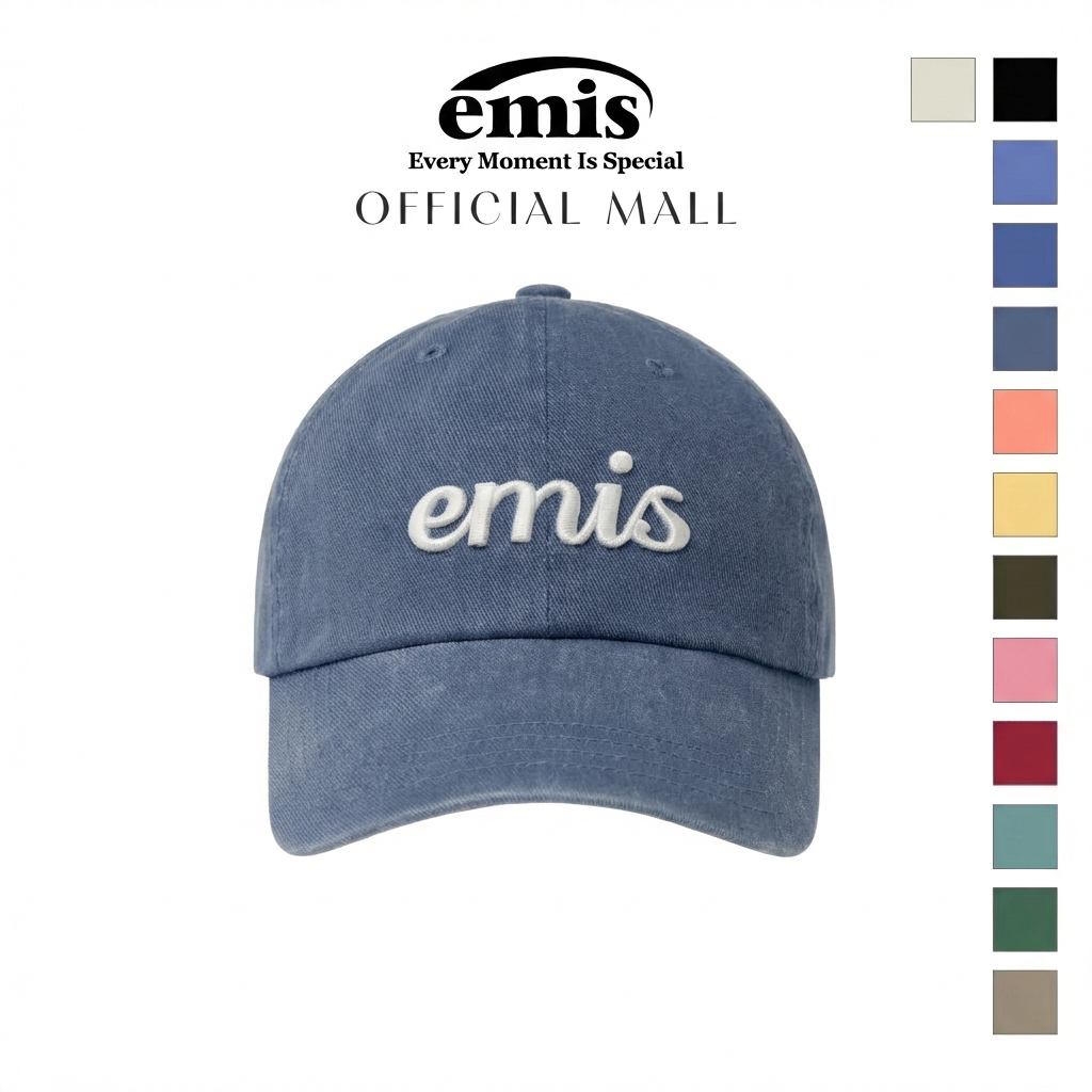 [สินค้าแท้ 100% / พร้อมส่ง]🇰🇷EMIS BALL CAP หมวกเกาหลี/ที่บังแดด/หมวกกันแดด