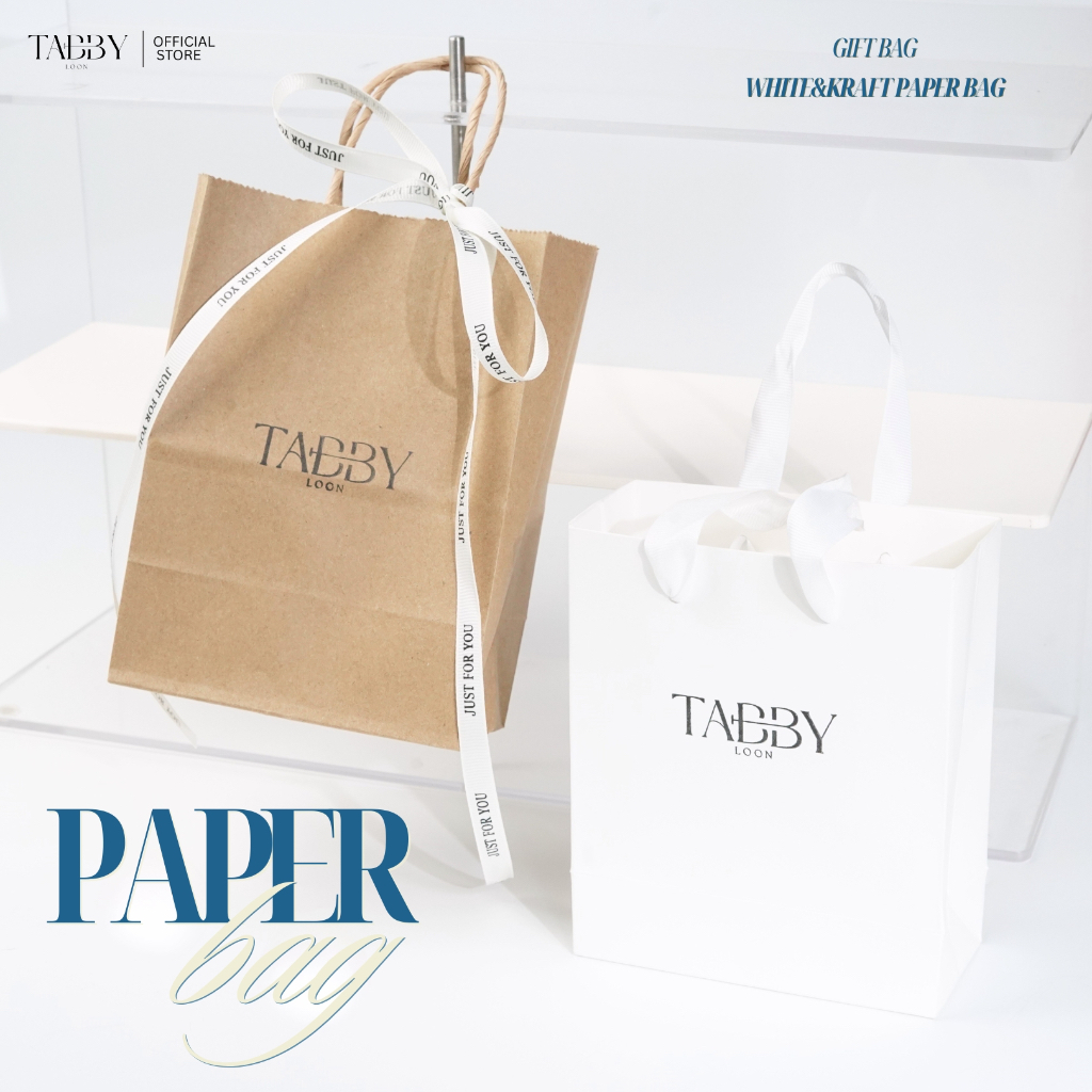Tabby Loon ถุงกระดาษ ถุงกระดาษหูหิ้วใส่เครื่องประดับ paper Bag