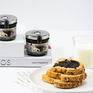 เนยอัลมอนด์งาดำ Black Sesame Almond Spread 100 กรัม |ไม่เติมน้ำตาล ไม่เติมน้ำมัน |ผลิตวันต่อวัน