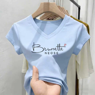 มีให้เลือก 5 สี ตั้งแต่ไซส์ M ถึง 3XL เนื้อผ้าโปร่งสบาย ระบายอากาศได้ดี ราคาส่ง เสื้อผู้หญิงทรงเข้ารูป สไตล์เกาหลีวัยรุ่