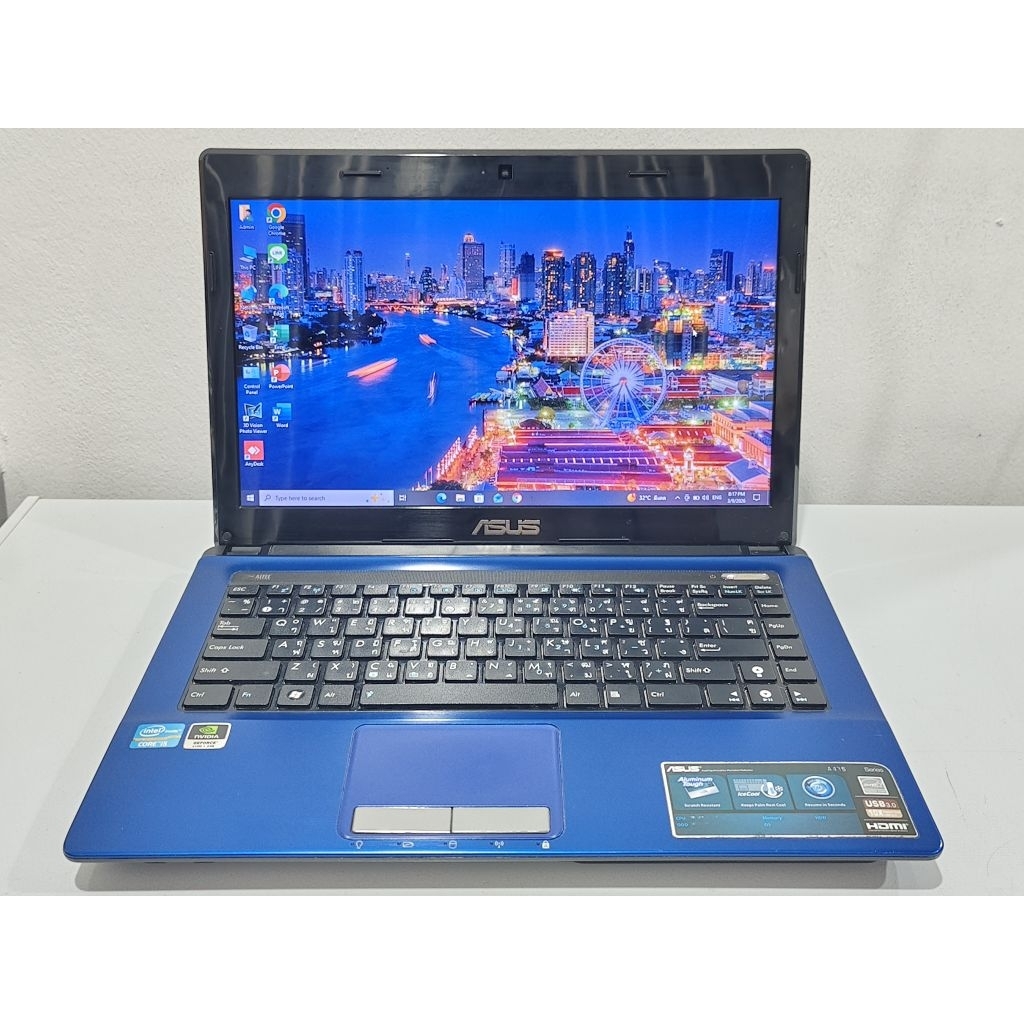 Notebook โน๊ตบุ๊ค มือ2 ราคาถูก รุ่น Asus A43SD i5 ram 8G มีการ์ดจอแยก 2G ใช้งานลื่นๆ ดูหนัง ฟังเพลง 