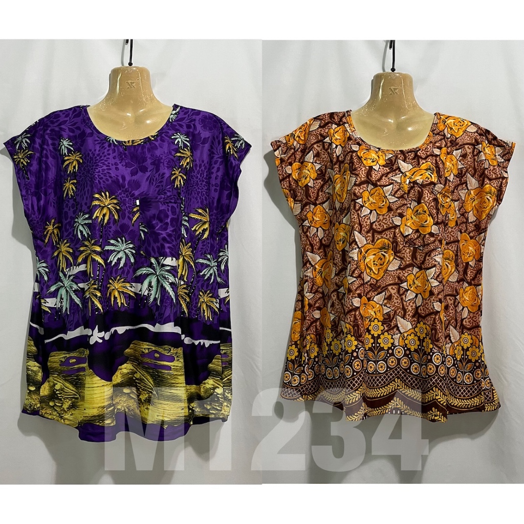เสื้อนอน ผู้ใหญ่คนแก่ มีหลายลายหลายสี ผ้านิ่มใส่สบาย