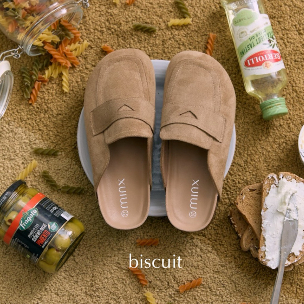 ส่งต่อ Minx รุ่น Wynn slipper รองเท้าสลิปเปอร์ หนังกลับ minxshoes