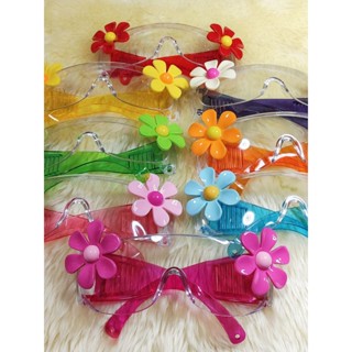 (ส่งทุกวัน)ขายส่งแว่นดอกไม้ สีสันสดใสสวยงาม มีมากกว่า 7สี คล…