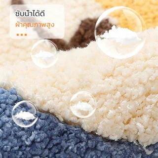 DH พรมเช็ดเท้ากำมะหยี่ลายการ์ตูน 40x60ซม. ซับน้ำดี แห้งไว กันลื่น เนื้อนุ่ม พรมน่ารัก ลายมินิมอล พร้อมส่ง