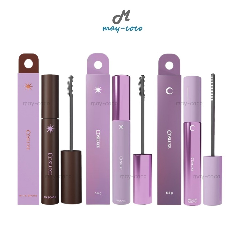 ถูก/แท้/มีไลฟ์ มาสคาร่า Cosluxe Sun Lash Lift-up Mascara/Moon Glowing Mascara Remover มาสคาร่า ปัดขนตา รีมูฟเวอร์