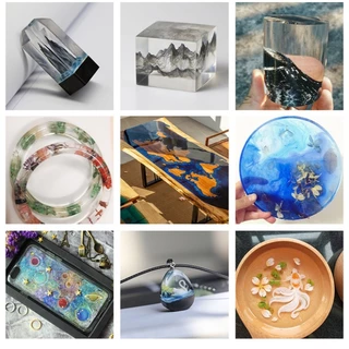 น้ำยาเรซิ่นอีพ๊อกซี่ DIY ง่ายๆ เรซิ่นคริสตัล EPOXY Resin AB