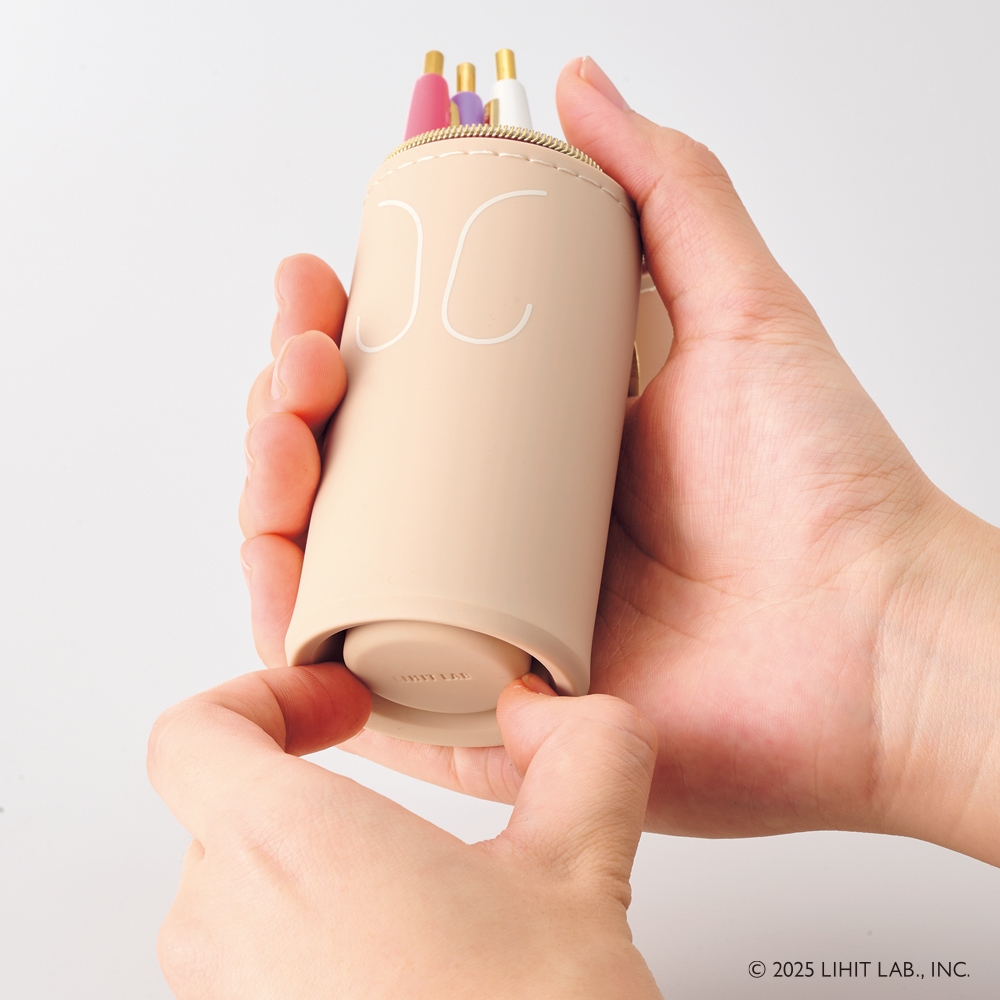(Limited Edition) LIHIT Cafe Punilabo Stand Pen Case Mini (กระเป๋าซิลิโคนตั้งได้ไซส์มินิ) A-8811 ราคา ถูกที่สุด ดีลบีเคเค แกลเลอรีภาพที่ 5