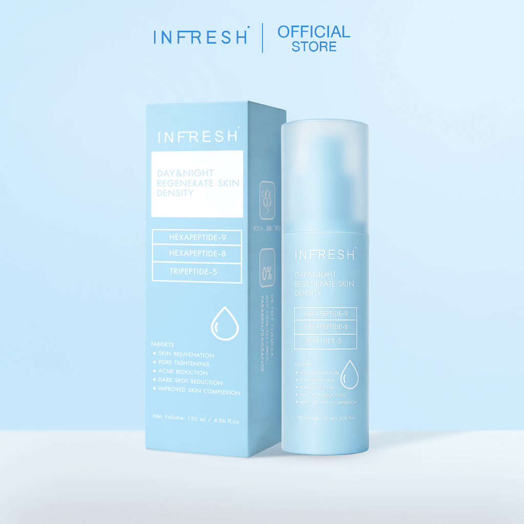 Infresh เซรั่ม ขนาด 120 ml  ฟื้นฟูหลุมสิว อินเฟรชของแท้ร้านบริษัทโดยตรง รักษาหลุมสิว ส่งทุกวัน
