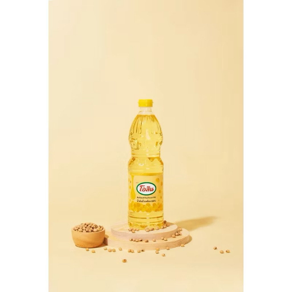น้ำมันถั่วเหลือง 100% ตรา โอลีน (Oleen Brand) ปริมาตรสุทธิ 1 ลิตร