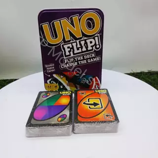 การ์ดเกม UNO และ UNO Flip! กล่องเหล็ก (Metal Tin Box)