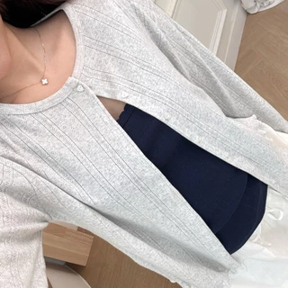 DOPEY.PUFFY / COZY CARDIGEN เสื้อแขนยาวผ้าฉลุ
