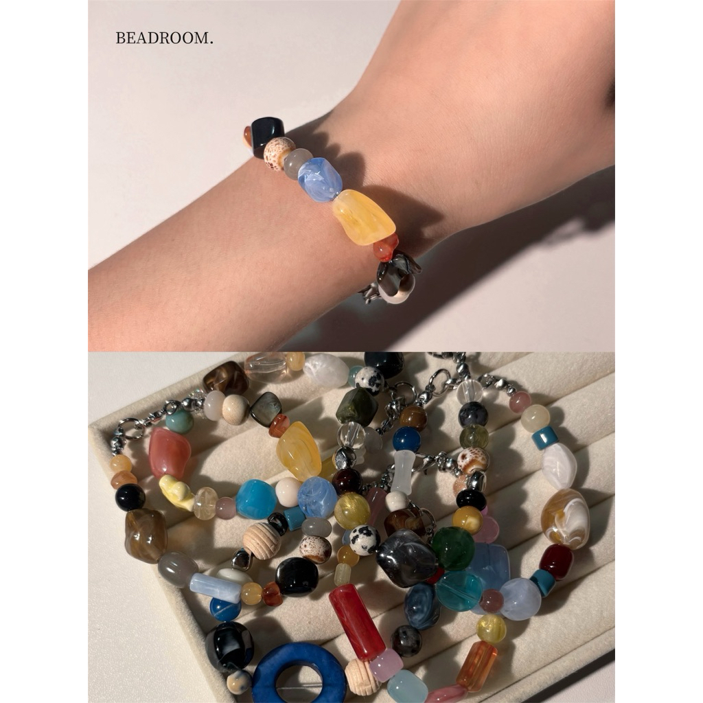 beadroom. - กำไลข้อมือลูกปัดอะคริลิค