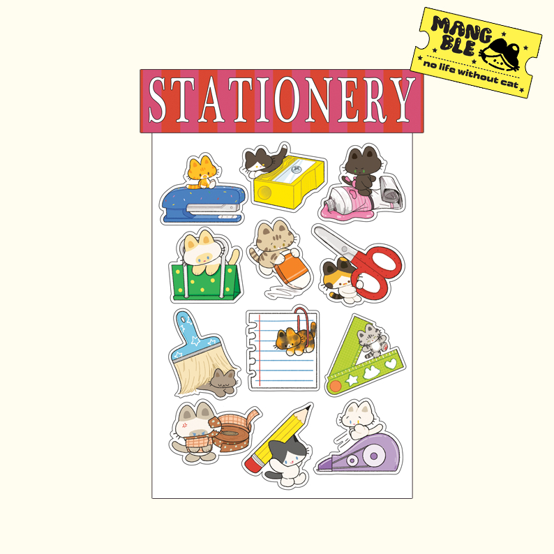 Stationery Sticker A6