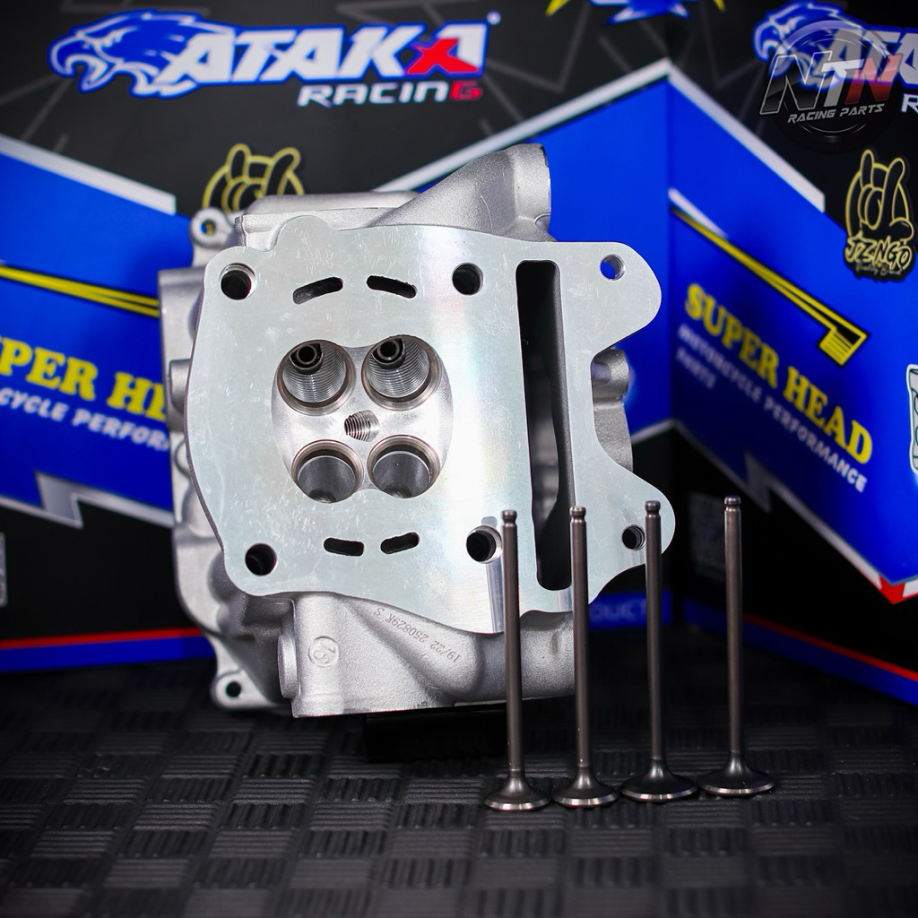 ฝาสูบ ATAKA PCX160/LEAD/GIORNO ขนาดวาล์ว 19/22 ฝาสูบ ATAKA