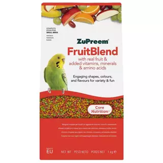 USA & EU Zupreem FruitBlend Flavor อาหารผลไม้อัดเม็ดสำเร็จรูป สำหรับนกแก้วทุกสายพันธุ์ 2Lb.