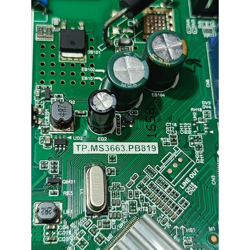 บอร์ด TV 32นิ้ว Worldtech Model Wt-Led3201 Part Number Tp.Ms3663.Pb819