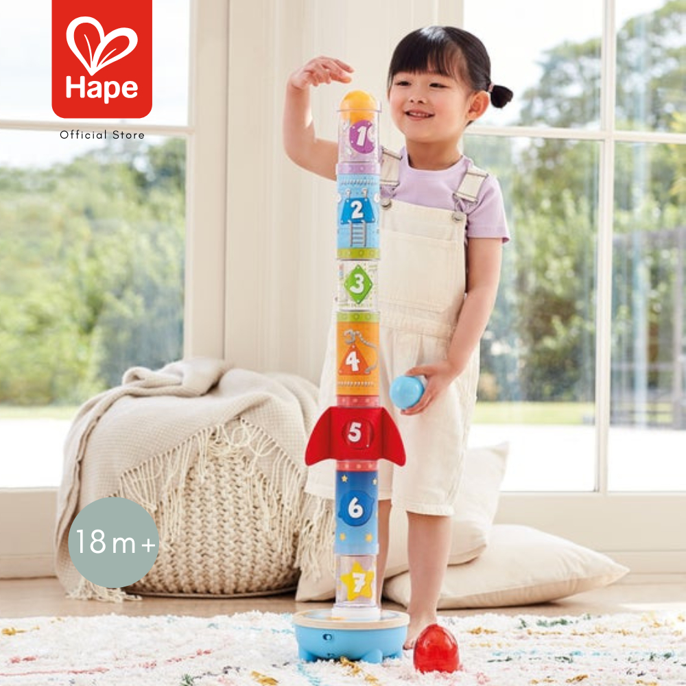Hape - Rocket Ball Air Stacker จรวดเป่าลูกบอล 18M+ รูปที่ 2