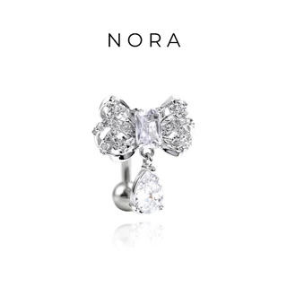 Jewelry แหวนสะดือ ปุ่มท้องแหวน สเตนเลส โบว์ ใกล้ชิด เจาะสะดือ เครื่องประดับหน้าท้อง NR260717
